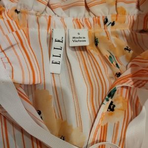 Elle tie neck blouse